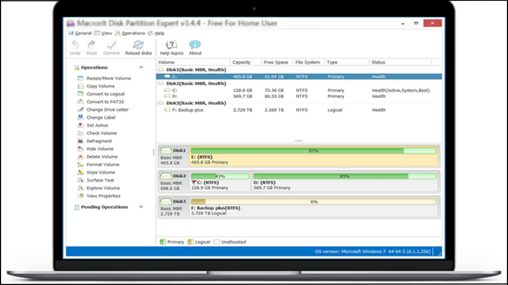 برنامج Macrorit Partition Expert للكمبيوتر